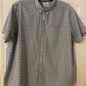 Croft & Barrow Men's Blue and White Plaid Shirt